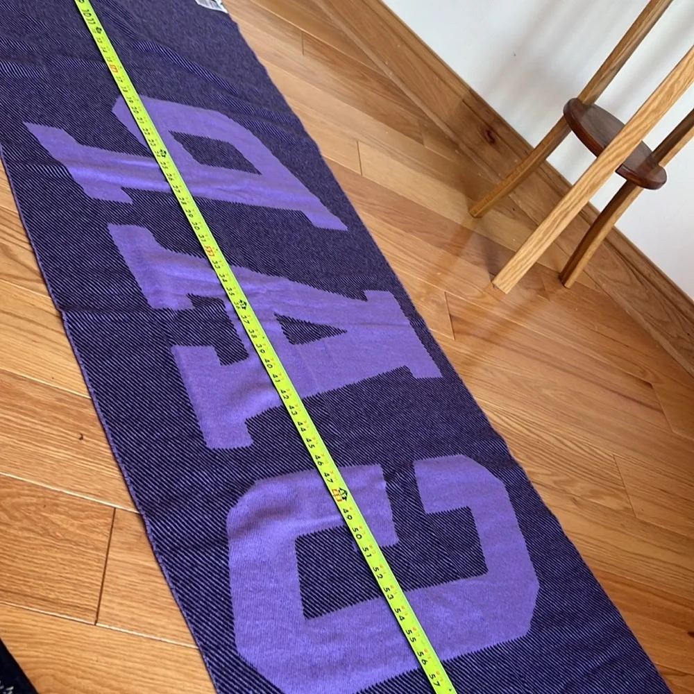 Gap scarf purple and black soft versatile NWT Viking colors!
